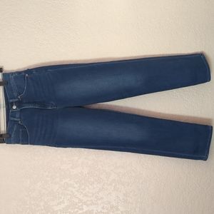 Women's Express Blue Jeans Size 4 Straight Super High Rise